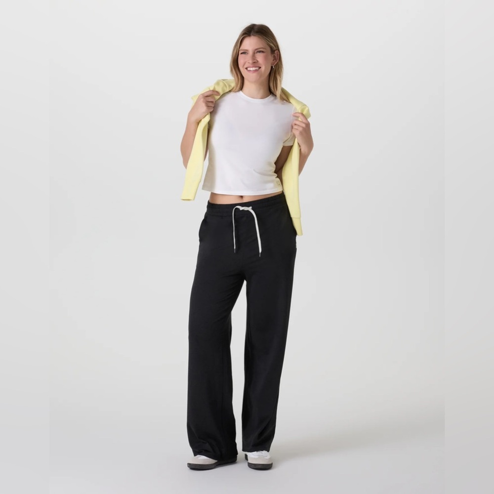 Vuori Halo Essential Wideleg Pant Black XL - Picture 9 of 14